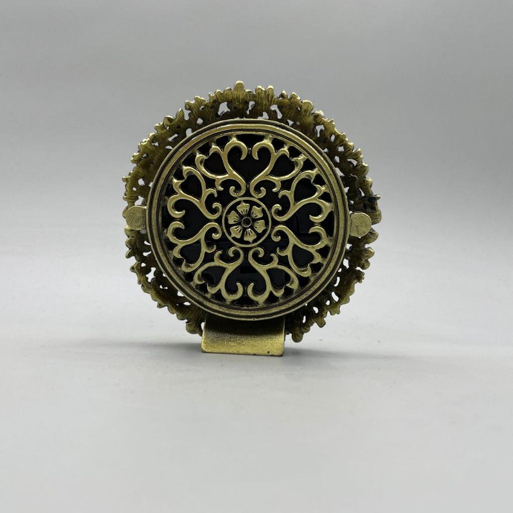 Европейские простые и креативные эмалевые настольные часы, металлические украшения, часовая декорация, бытовые настольные часы, будильник для спальни