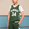 Nike Молодежная баскетбольная майка NBA с буквенным принтом и номером, быстросохнущая, детская, зеленая 3Z2B7BZ2P-BCKGA