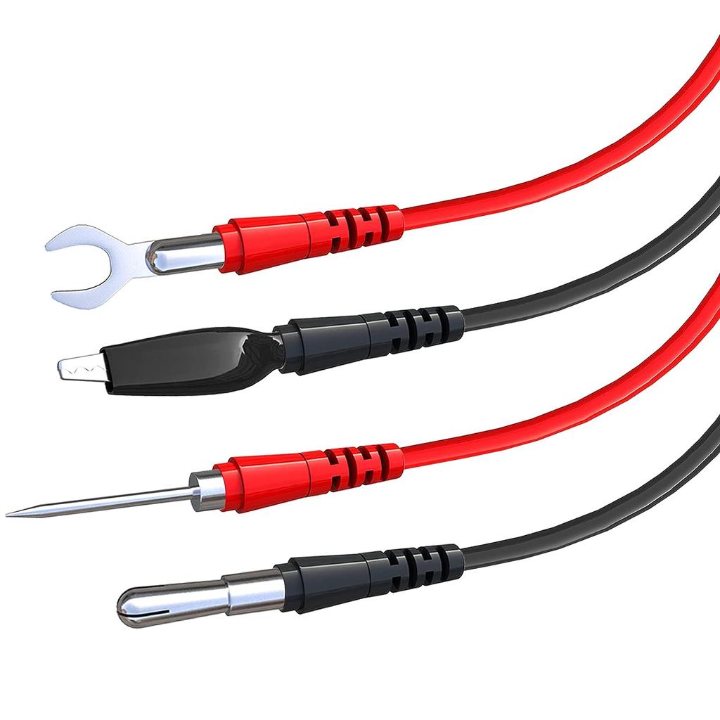 16PCS Multimeter Test Leads Kit Replacement Test Wire Set   Alligator Clips Banana Plugs Test Probes Banana Plugs for Multimeter