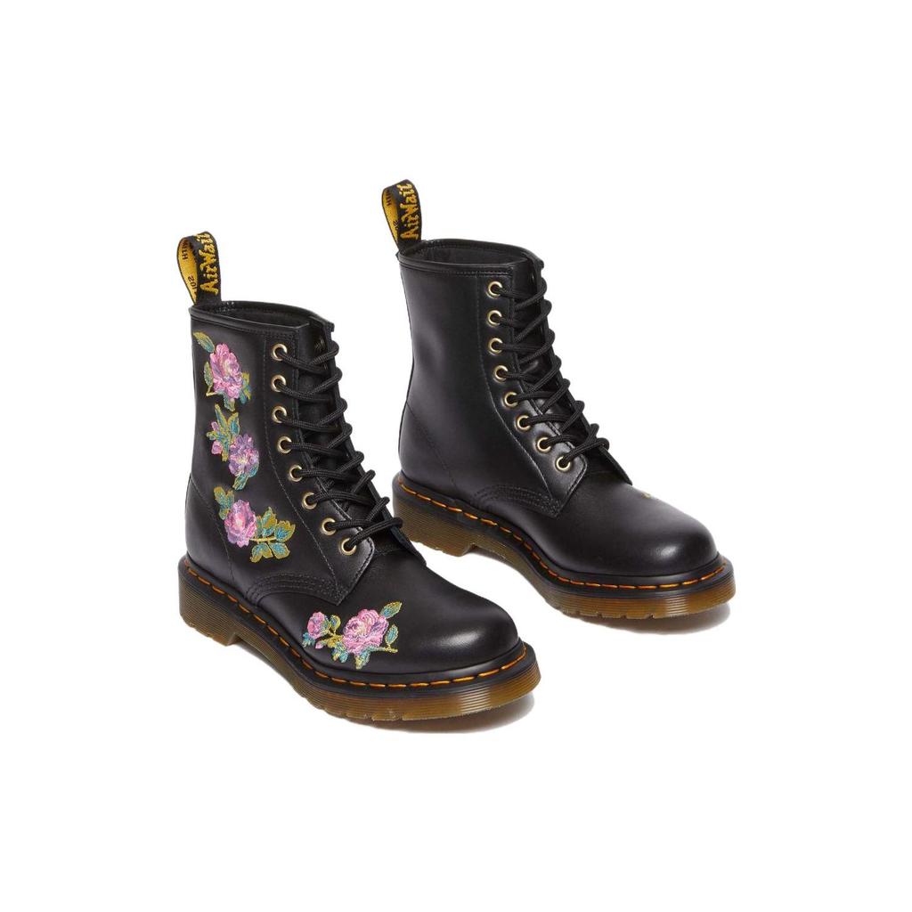 Dr. Martens Кожаные Удобные Универсальные Ботильоны Женские ботинки Черные 31385001