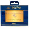 Harry Potter semi Precious stone bracelet with sterling silver Golden snitch charm