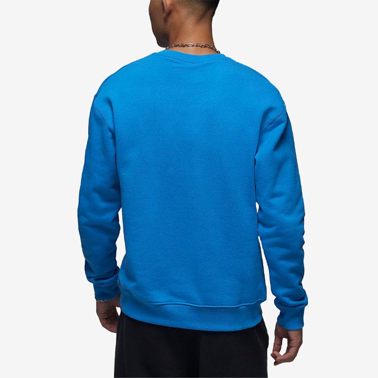 Jordan Сплошной цветной свитшот с логотипом, мужские топы, синий FB7658-435