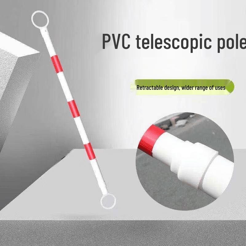 Aokewen Red & White Reflective Telescopic Barrier Rod