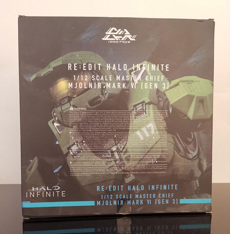 Sentinel Halo Master Chief Infinite Подвижная Фигурка 1/12 Украшение В Коробке
