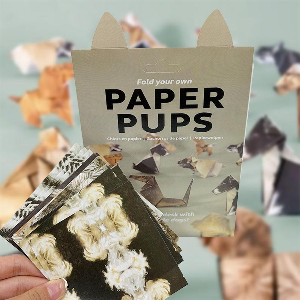 Creative 3D Animal Origami Set Foldable Paper Art for Home Office Desk Decoration Relaxing Craft Project Teens Adults Gift Idea