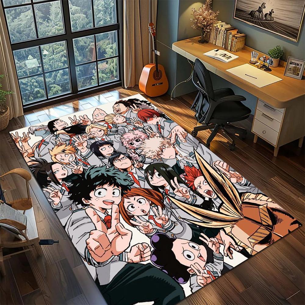 My Hero Academia Non Slip Washable Floor Mat Rug Carpet Large Area Rug for Bedroom Printed Decor -xia85