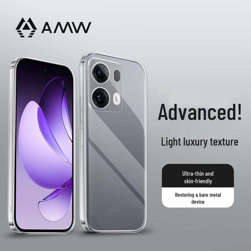 Прозрачный противоударный чехол для телефона AMW для OPPO и Realme