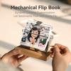 Personalized Family Album Retro Mechanical Hand-cranked Flip Page Album Custom Flip Page Album
