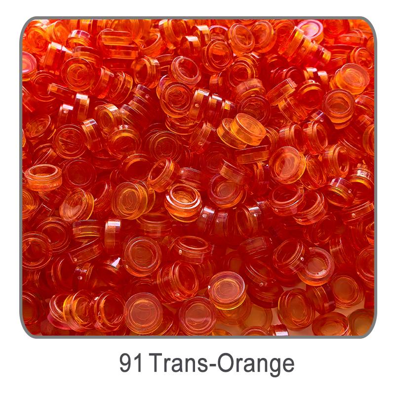 1000PCS 98138 Round Tile 1x1 Flat Circle Pixel Art Stuff Painting Construction Block Mosaic Drawing ideal for Artist Professional Player