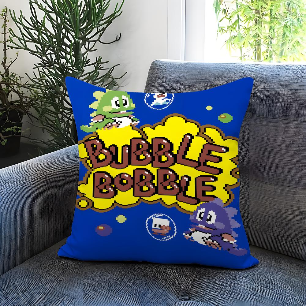 Аниме B-Bubble B-Bobble Наволочка Удобная Двусторонняя Наволочка Идеально для Автомобиля Дивана Спальни и Многого Другого