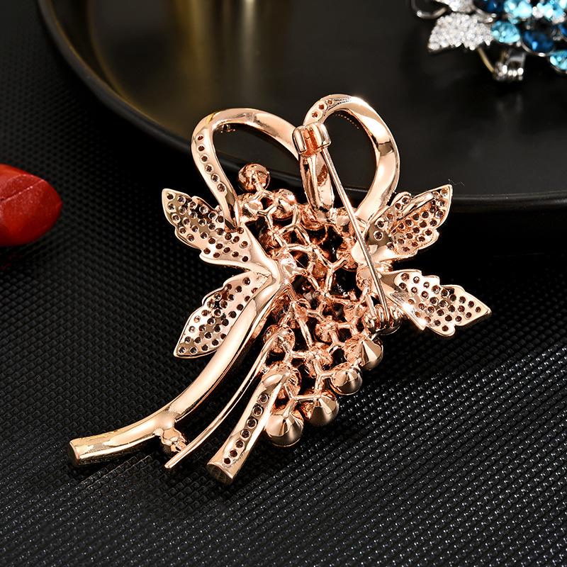 European Heavy Industry Luxury Fireworks Temperament Elegant Coat Accessories Brooch Exquisite Versatile Clothing Accessories