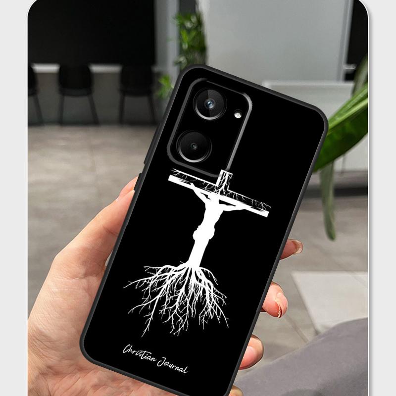 Jesus Christ Cross Case For Realme 15 13 12 10 11 14 Pro Plus GT6 GT7 C55 C15 C35 C33 C61 C65 C67 C53 C71 C75