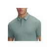 Under Armour Drive Pro Бесшовный Удобный Мягкий Приятный к коже Модный Однотонный Поло с коротким рукавом Мужские Поло Зеленый 1388755-348