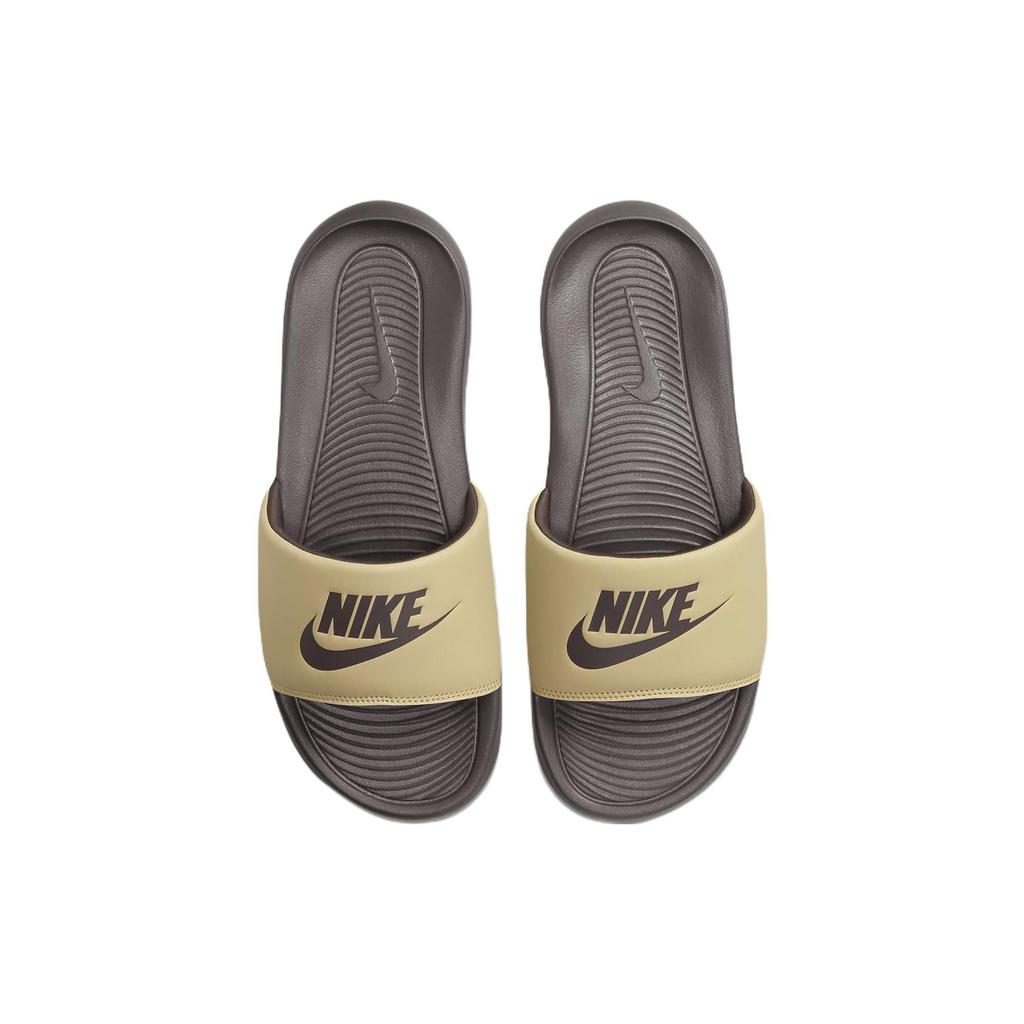 Nike Victori One Slide Wheat Grass Baroque Коричневые мужские кроссовки Tan CN9675-701
