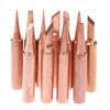 5/6Pcs Pure Copper 900M-T Solder Iron Tip Lead-Free Solder Tip Welding Head