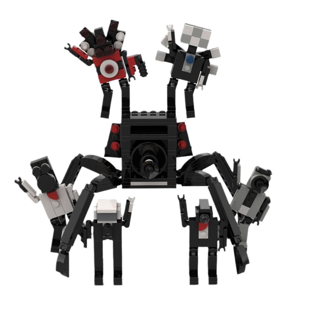 Аудио Паук Туалетный Человек И Мониторный Человек Игрушка Титан Аудио ТВ Человек Строительный Блок