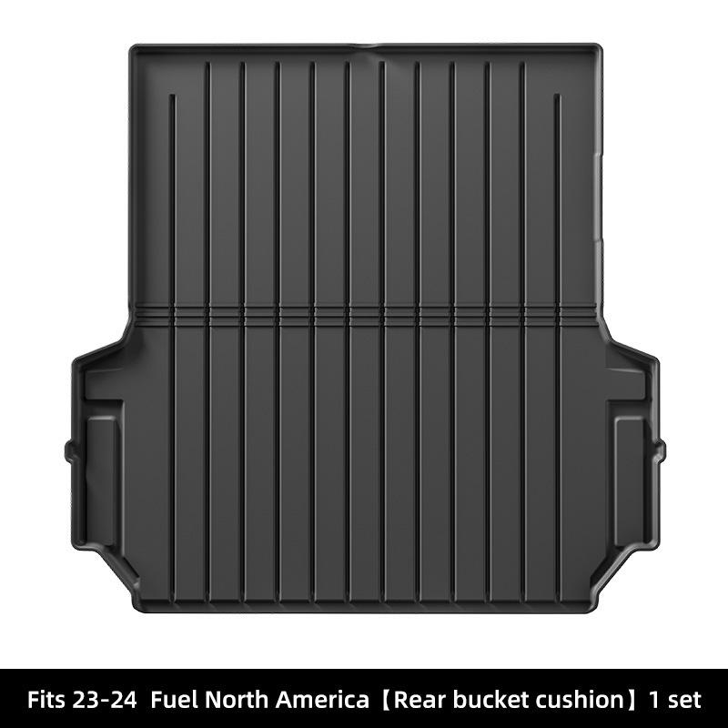 Ford Series Eco-Friendly TPE Trunk Mats: Ideal for Trunk, Rear Bed, and Backrest.