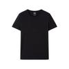 Yiershuang Men's 3A Antibacterial Ribbed Crew Neck Short Sleeve T-Shirt