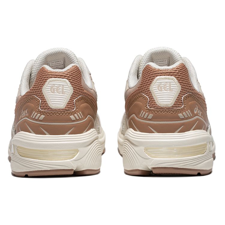 Asics Gel-1090 V1 Ткань Синтетическая кожа Ретро Универсальные Низкие Повседневные Кроссовки Унисекс Сиреневый Коричневый 1203A243-024