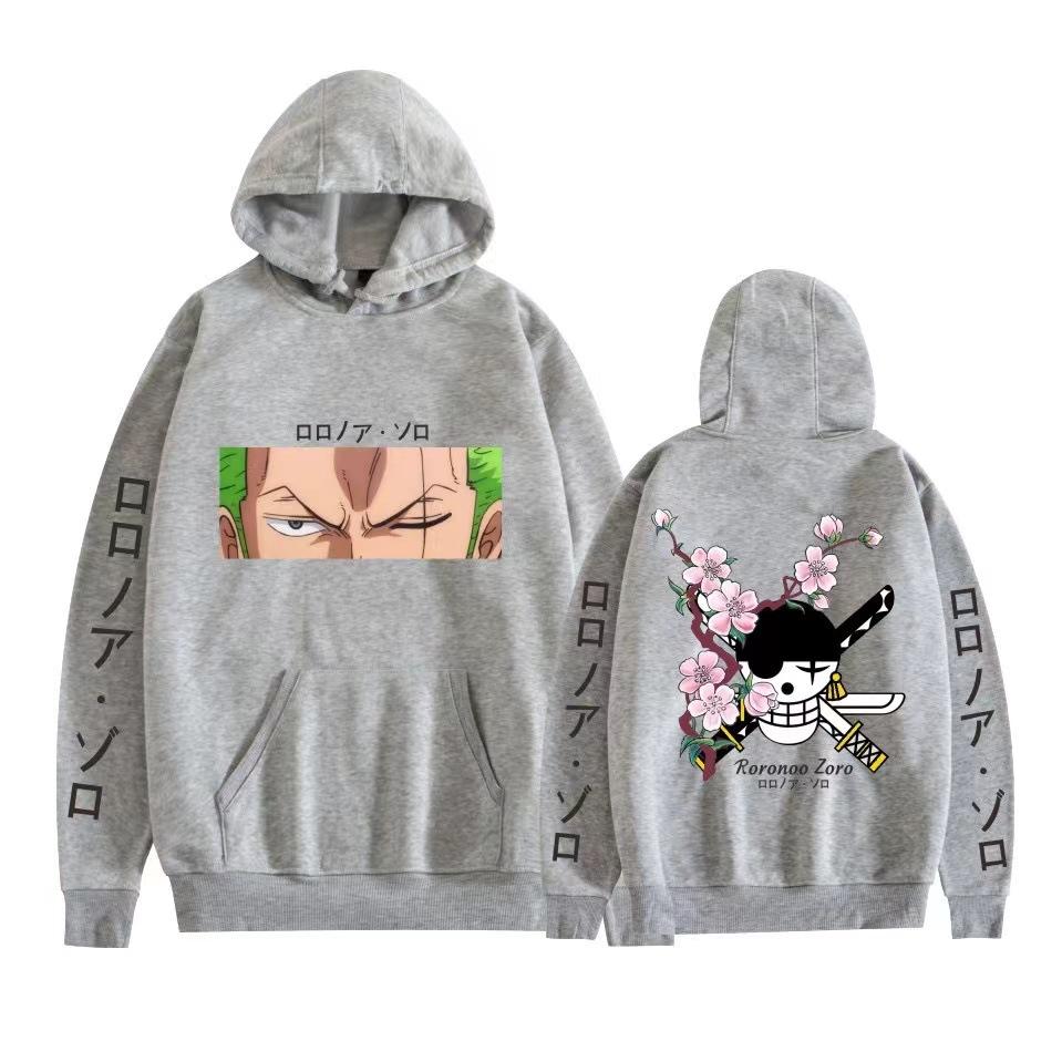 Худи с принтом One Piece, худи с длинным рукавом, весеннее, мужское