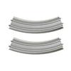 KATO N Gauge Double-Track Elevated Curved Track, R414/381-45 Canted, Set of 2, 20-544, Model Railroad Supplies