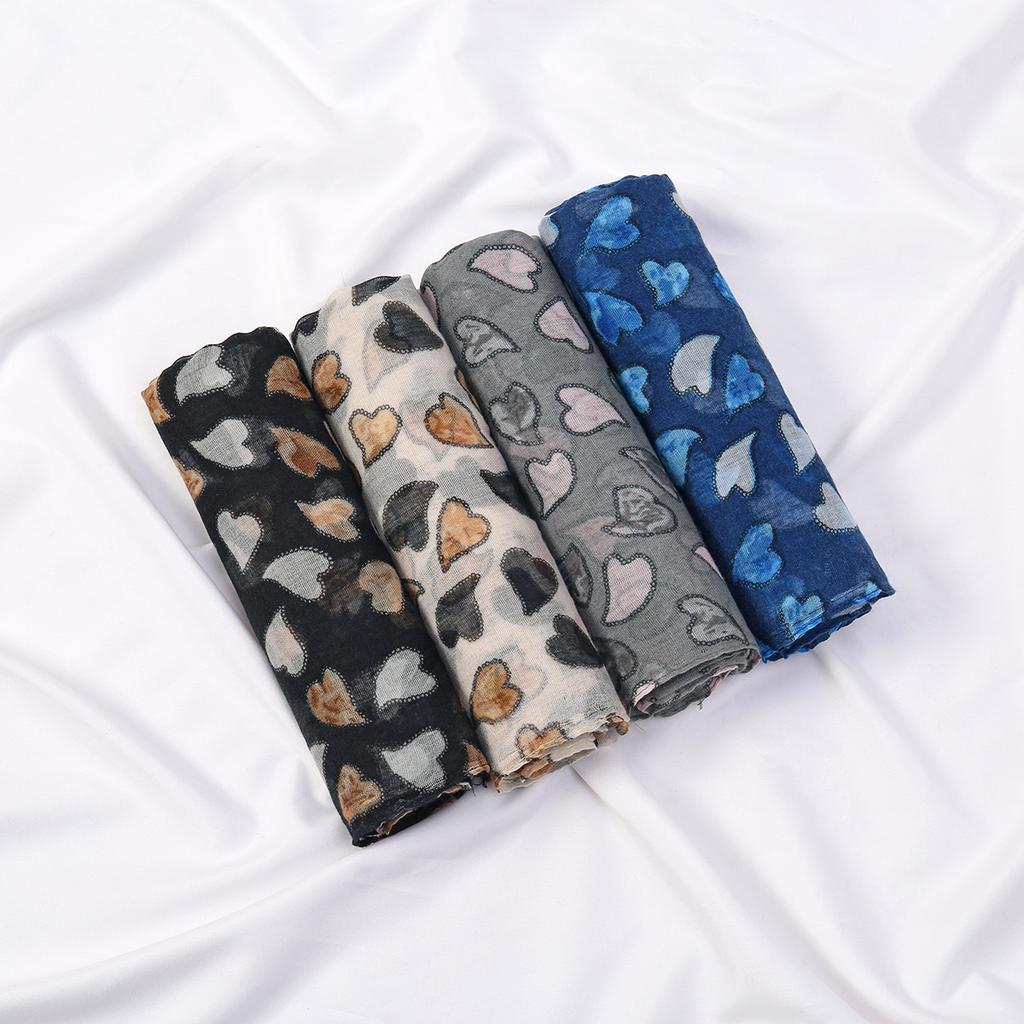 Мусульманские хиджабы для женщин шарф тонкие принтованные шали Femme Musulman мягкая вискоза вискоза головной платок исламский тюрбан хлопковая повязка на голову