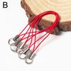 50Pcs Key Rings Cell Phone Braided Lanyard Cords Jewelry Findings DIY Rope Keychains Mobile Clasp