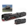 1/87 Scale Class QJ2 No.0001 Gas-Power Locomotive Train Diecast Model Toy,Pull Back Train with Sound and Light for Kids Toddler Gift Collection