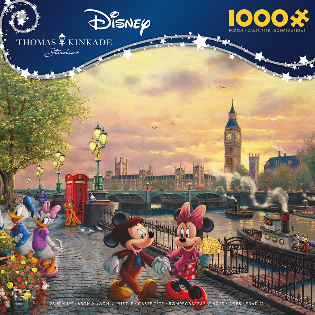 Ceaco Thomas Kinkade Disney Микки и Минни в Лондоне Пазл из 1000 элементов - - - -