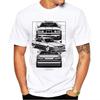Retro Germany EUDM - E34 M5 Tshirts Summer Men Short Sleeve Old Legend E30 M3 Classic Car T-Shirt Boy Casual Tops Man White Tees