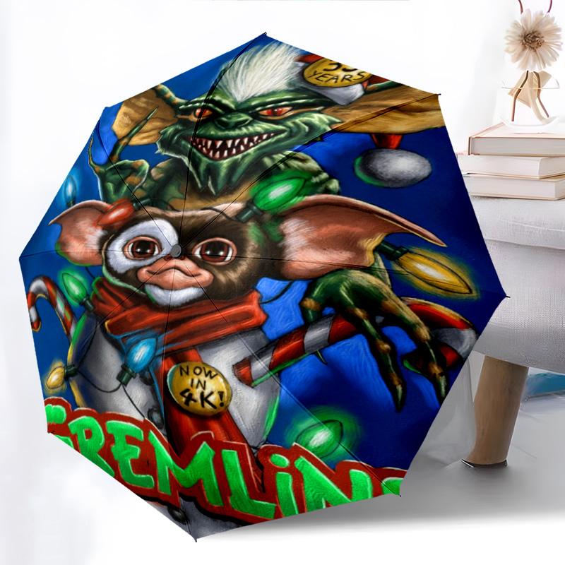 Gremlins: Chaos Unleashed Folding umbrella Suitable for all seasons Umbrella printing travel light
