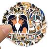 50PCS Ancient Egyptian Pharaoh Stickers Cultural and Creative Exquisite Handbooks Phone Case Laptop Luggage Waterproof