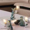 Animals Table Lamp Nordic Children's Bedroom Resin Cat Table Light  Bar Table Light Home Decor Night Light Lighting Fixtures