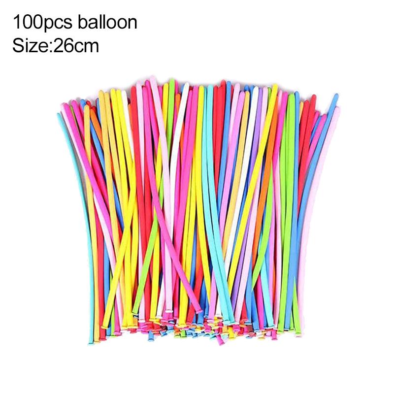 50/100/200 шт. Волшебные Длинные Шары-Спиральки Утолщенные Надувные Игрушки Скручивающиеся Латексные Шары Украшения для Детского Дня Дня Рождения TMZ