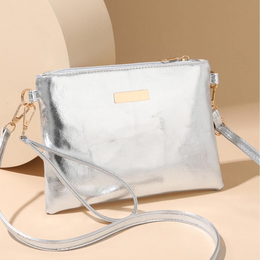 Новая универсальная однотонная модная корейская версия ретро продвинутая текстура повседневная индивидуальность для выхода легкая простая сумка-мессенджер тренд