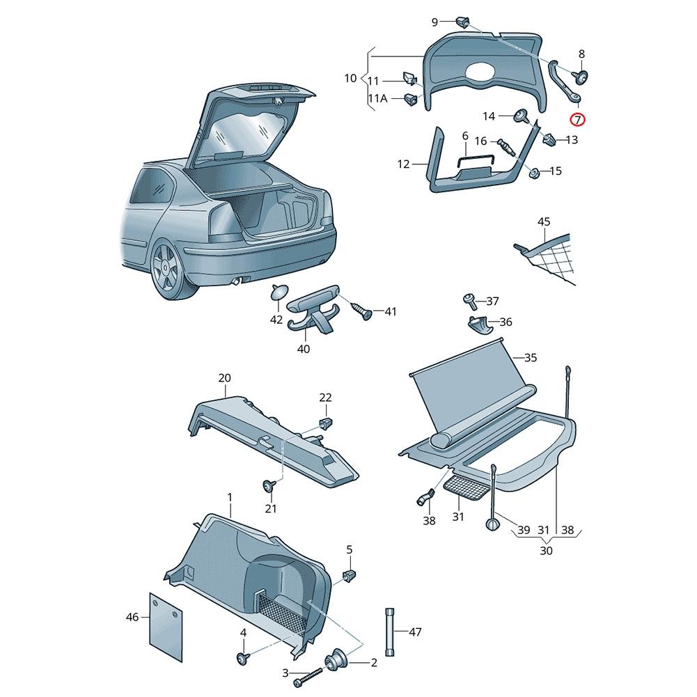 Задняя дверь багажника прямая замена простая установка для Skoda 2007-2014