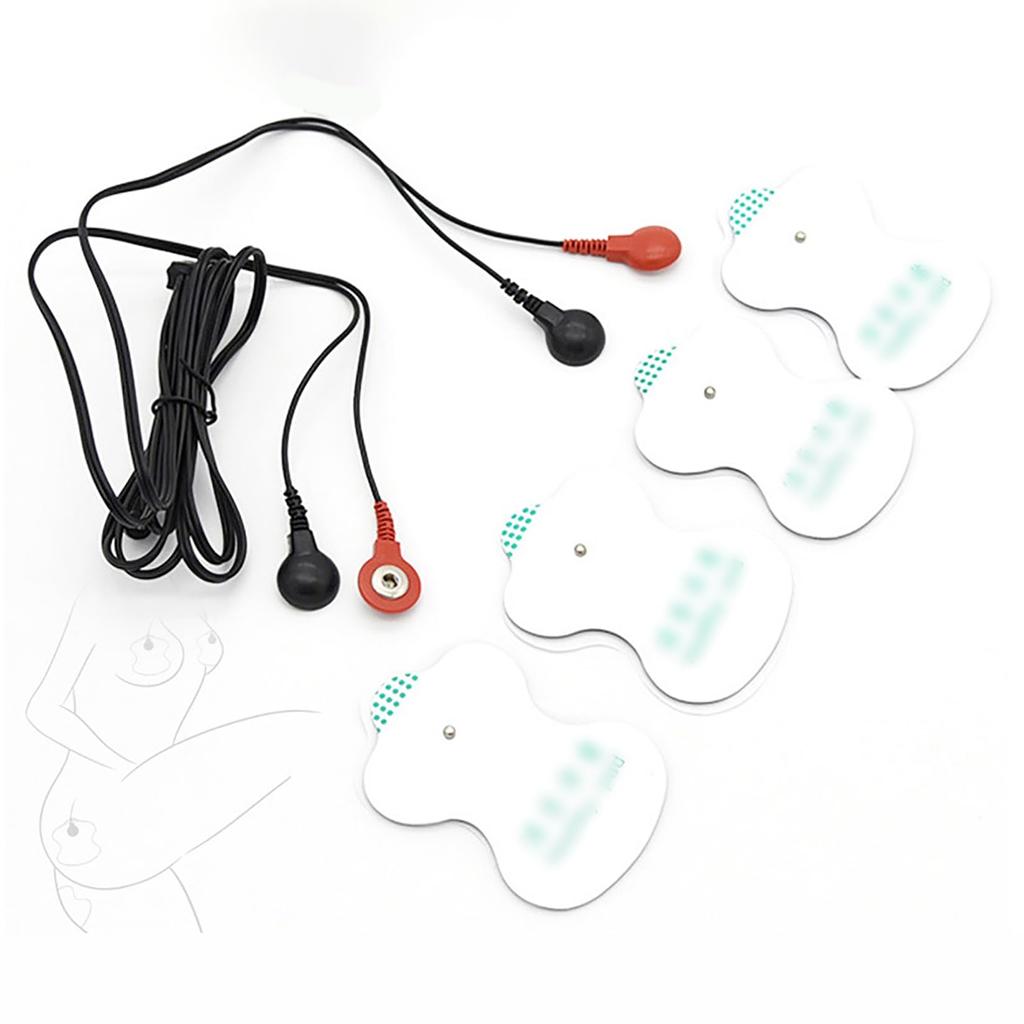 Yemax Electric Shock Pads with Easy Replacement Nipple Adult Pulse Nipple Nipple SM Adult For 4 Pads Cable, Connection, Pads, Attack, Goods,