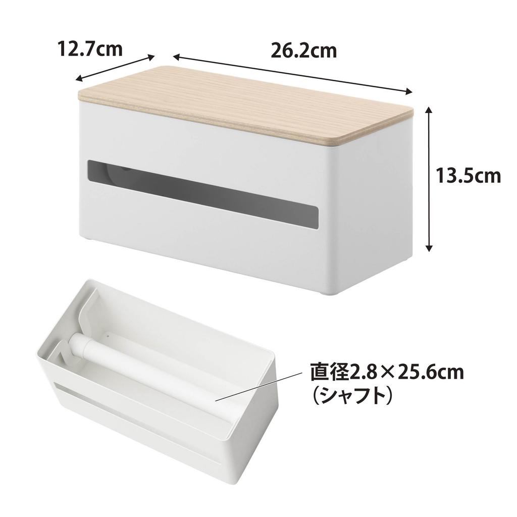 Yamazaki Jitsugyo One Hand Cut Скрытый держатель для кухонной бумаги S Натуральный xx RIN Держатель для бумаги RIN для кухни Хранение 1643 Корпус Ш26.2 Д12.7 В13.5см