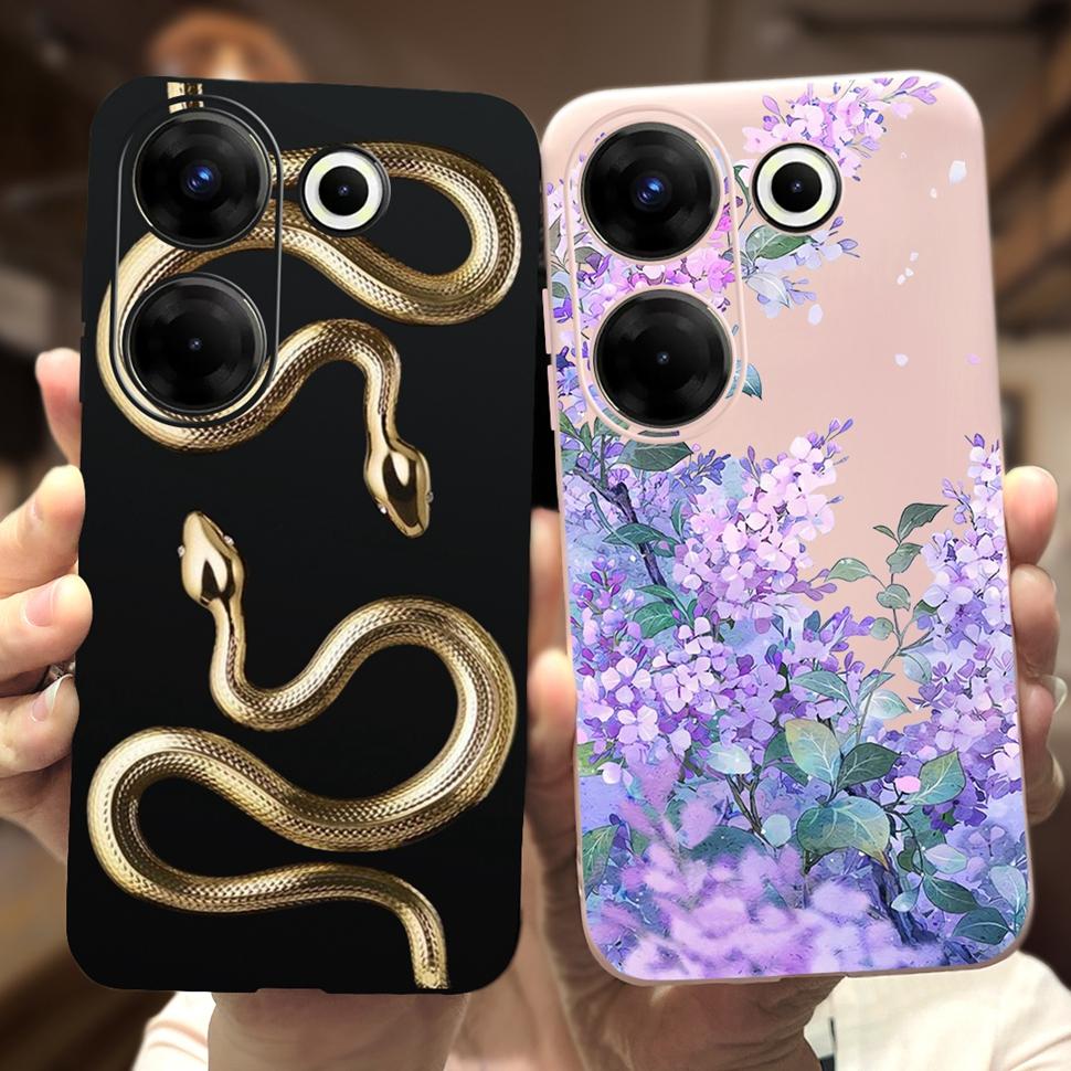 Чехол Для Tecno Camon 20 Pro 5G Модный Чехол Для Tecno Camon 19 Camon19 Camon20 Pro Мягкий Силиконовый Ударопрочный Чехол-Оболочка Для Телефона