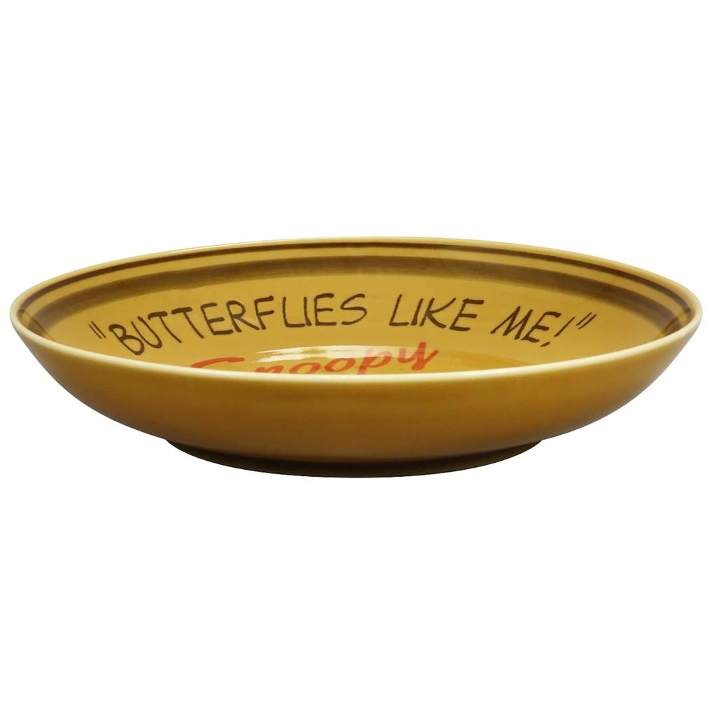 PEANUTS Pasta Plates and Pair Microwave Retro Made in Plates, Set, 21cm, Safe, Design, Japan, SN920-139