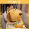 Plush Hamburger Dog Toy Cartoon Stuffed Animal Doll Bedroom Decoration Gift