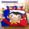 Oui-Oui Bedding Quilt Set Quilt Cover Pillowcase Home Decoration Birthday Gift (1 * duvet cover + 2 * pillowcase, without core)