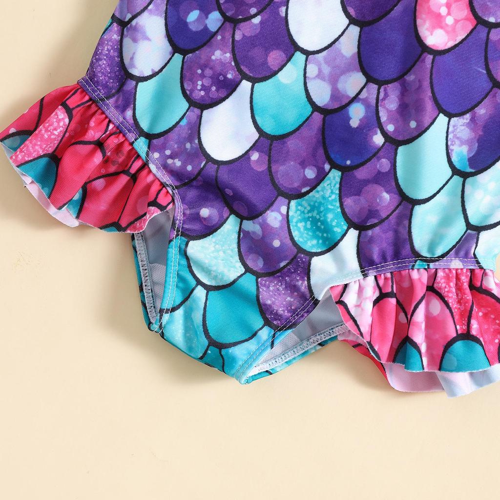 Купальник детский Русалочка - Милый пляжный наряд маленькой принцессы