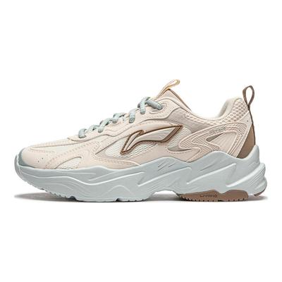 Li Ning Meteor универсальные ретро-туфли для папы толстая подошва высота увеличивает амортизацию нескользящая износостойкая поддержка низкий верх повседневная обувь AGCU122-3