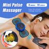 EMS Mini Electric Pulse Neck Masager LCD Display 8 Mode Cervical Massage Patch Muscle Pain Relief Tool Portable Body Massager