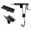 Mountain Bike Overhead Lift Pulley System Screw Mounted Bicycle Ceiling Wall Hangers Display Holder Hooks Space-saving