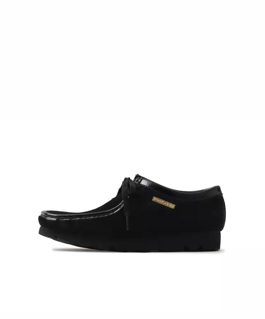 26187743 atmos BlackEyePatch Clarks Wallabee Черный Волос (Мужской)