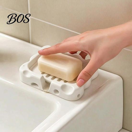 Waterproof Soap Case Cheese Shaped Box, 3D Printed Draining Holder, Creative Decorative Tray for Family Hotel Bathroom Sink Drainer Box