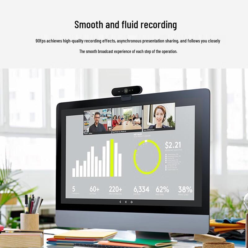 Logitech C1000s 4K HD Webcam