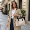Waterproof Canvas Shoulder Bag Multi-layer Multiple Compartments Handbag Computer Bag  Shopping